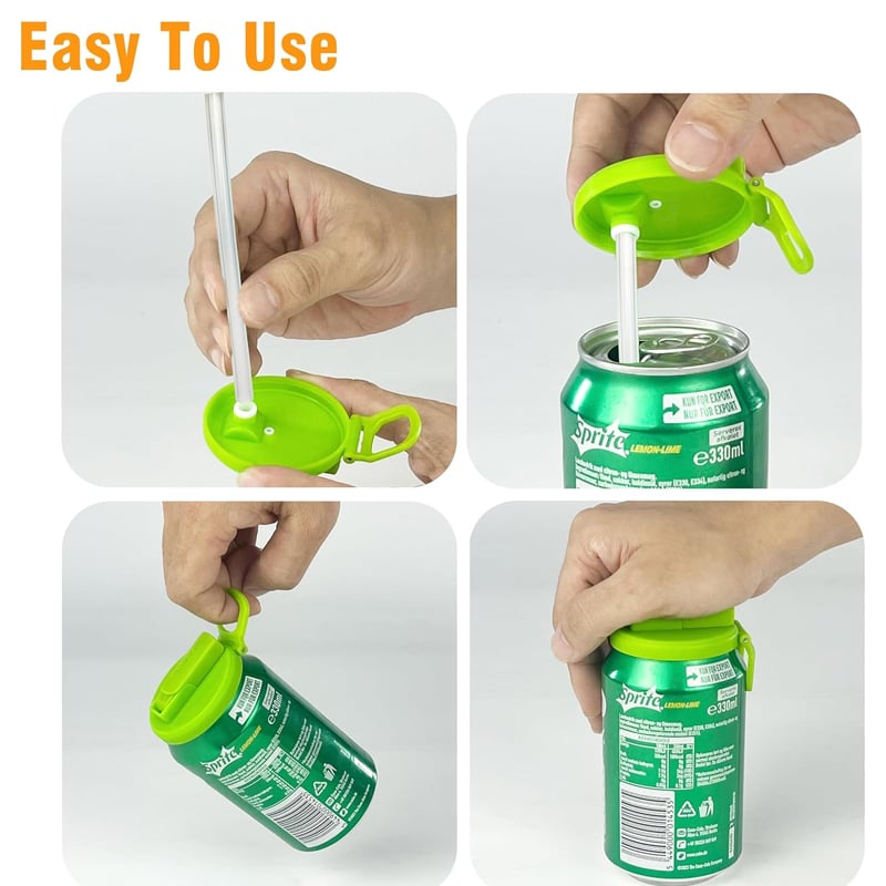 Soda can lid holder
