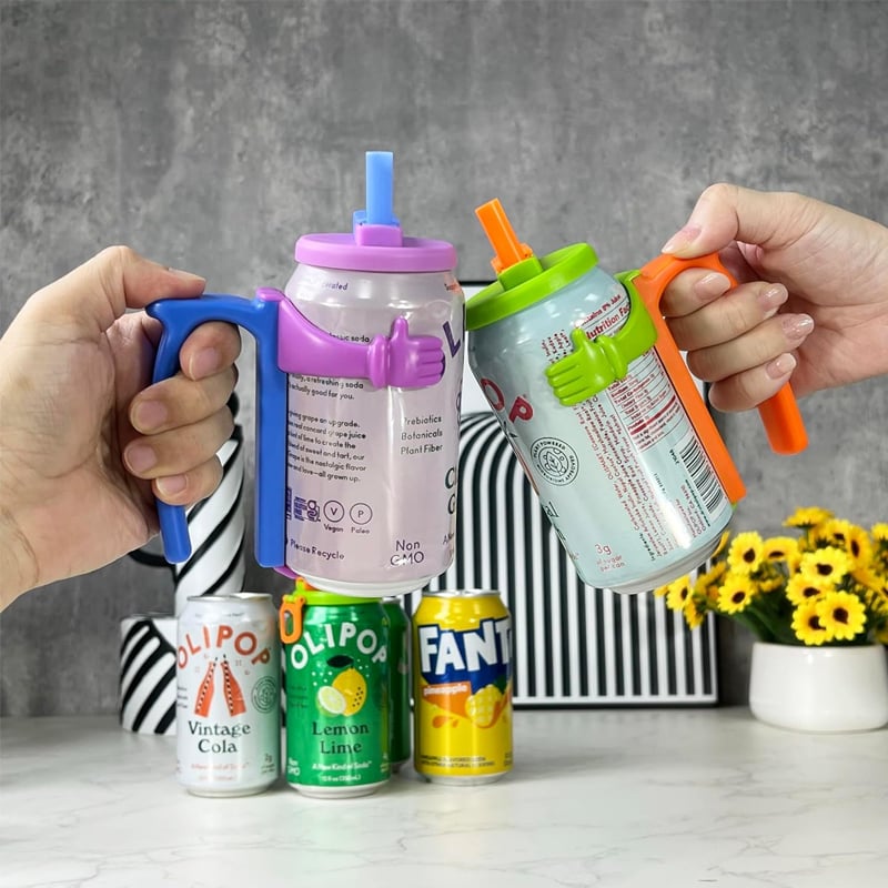 Soda can lid holder
