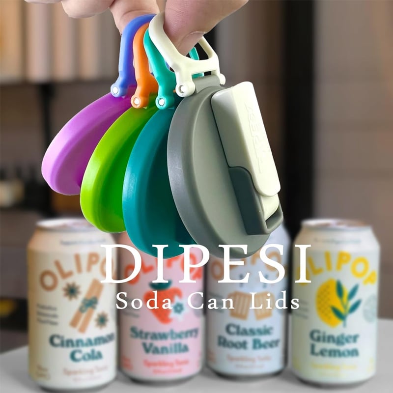 Soda can lid holder