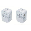Universal Travel Adapter with Dual USB Ports