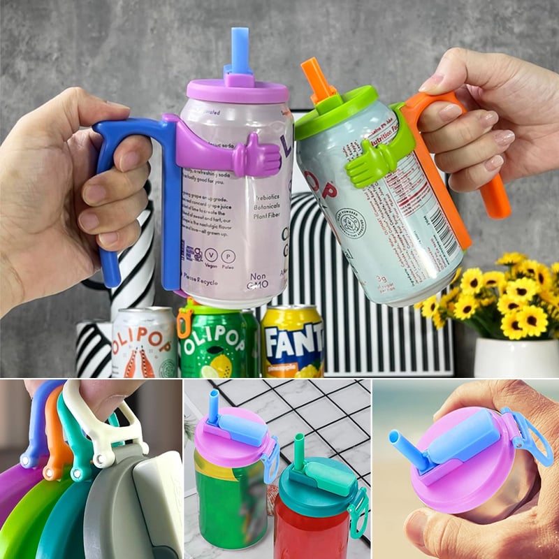 Soda can lid holder